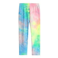 vaikiškos ryškios spalvos kelnės Mergaičių antblauzdžiai Merginos Stretch Slim Skinny Pant 100 fluorescencinė geltona spalva