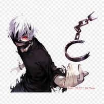 Kaneki Render Tokyo Ghoul Ken Kaneki Lygintuvas ant drabužių aplikacijos Lipdukai ant drabužių Karščiui jautrus pritaikytas pleistras