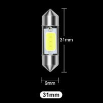 1vnt C5W C10W LED lemputė Canbus 31mm 36mm 39mm 41mm Festoon COB Led automobilio salono šviesos kupolo nuskaitymo valstybinio numerio lempa 12V Auto 6000K balta 31mm