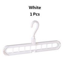 1/2 vnt Magic Multi-port atraminės pakabos, skirtos drabužių džiovinimo lentynai Daugiafunkcinis plastikinis drabužių džiovinimo kabyklas Sandėliavimo pakabos 1pcs balta