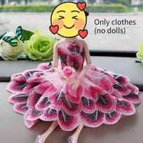 30cm Mini Lėlių Kolekcija Drabužiai Mergaičių Žaislas 3D Didelės Akys BJD Princesė Pilna Apranga Suknelių Kolekcija Vaikiška Lėlė Dovana