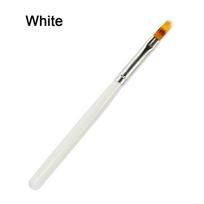 2pcs Nail Brush Pen UV Gel Gradient Bloom Nail Art Painting Wood Handle Nylon Hair Black White Red Draw Manicure Nail Tool balta