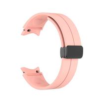 Silikoninis dirželis, skirtas Samsung Galaxy Watch 5/4 44mm 40mm Watch5 Pro 45mm magnetine sagtimi laikrodis 4 Classic 42mm 46mm Galaxy watch 5 40mm rožinė
