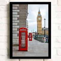Londono bokšto tiltas Big Ben Cityscape Drobės nuotraukos, skirtos gyvenamajam kambariui kraštovaizdžio sieninio plakato spausdinimas Modernaus meno namų dekoras 21cm×30cm NoFrame
