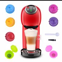 Daugkartinio naudojimo kavos kapsulių kapsulės Daugkartinis universalus kavos filtras, suderinamas su Dolce Gusto, su šaukštu, šepetėliu 3pcs juoda