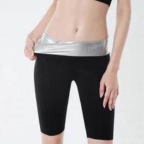 Moterų prakaitavimas Elasting Waist Trainer Pilvo kontrolės Fitness Antblauzdžiai Šortai M