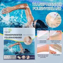Plėvelės gipso lipdukas, vandeniui atsparus tvarstis, permatoma juosta, PU plėvelės lipdukas, tempiamas lipnus tvarstis 10Pcs/Box