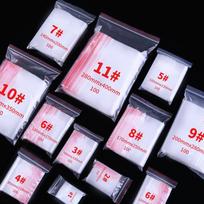 100 vnt skaidraus plastiko laikymo maišeliai su savaime užsisandarinančiais, idealiai tinka saugojimui 4x6 cm