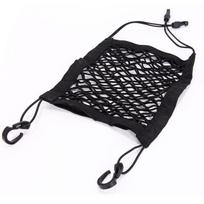 Universalus 24x29 cm nailoninis elastinis tinklelis / tarp automobilio sėdynės atlošo laikymo tinklinis tinklelis, bagažo laikiklis, daugiafunkcinė kišenė