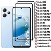 2 vnt. grūdintas stiklas, skirtas Xiaomi Redmi 15 15C 14C 13C 12C 10C 10A 9C NFC 9A Note 14 13 12 12S 11 11S 10 10S 9S 9 Pro 5G 4G, pilnas ekrano apsauginis stiklas Redmi Note 13 Pro 4G