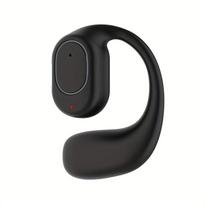 DZ02 belaidės „Bluetooth 5.4“ ausinės, universalios sportinės ausinės, vienos verslo ausinės su mikrofonu „HiFi“ stereo triukšmo mažinimo ausinė juoda