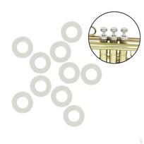 Dangtelio veltinio poveržlė – trimito/korneto/trombono komplekto priedas balta