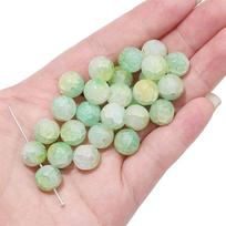 10 mm 20 vnt stiklo dvigubo rašto nefrito susmulkintų poppers karoliukai karolių apyrankėms pasidaryk pats papuošalams gaminti 10mm 20pcs