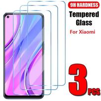3 vnt. grūdinto stiklo Xiaomi Redmi Note 7 12 11s Mi 9 11i 11 Lite 5G 12T 10T 11T ekrano apsauga Poco F3 X3 X5 F5 10 Pro SE Xiaomi Mi 9 SE gryna
