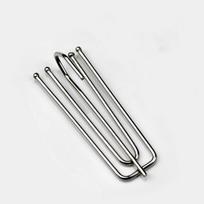 20vnt Plieninių užuolaidų pakabinimo kabliukai žiediniai langai balti kabliukai namų dekoravimui užuolaidų priedai Aukšta kokybė 20 pcs sidabras