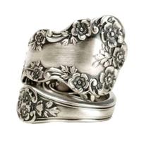 Yousheng saulėgrąžų šaukštu reguliuojamas žiedas Boho vintage pirštu atviras žiedas, prailginamas apvyniojamas juostos moterims, vyrams, papuošalai
