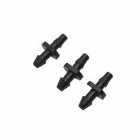 50 vnt. 1/8  spygliuota jungtis, dvipusė. Naudojama mūsų 3/5 mm vandens žarnos vamzdeliams sujungti. 3/5 mm sodo žarna 3 mm