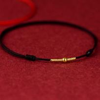Mados rankų darbo apyrankė Raudona virvė Lucky Bangle Moterys Vyrai Geriausia apyrankė kulkšnies apyrankė Anklet juoda