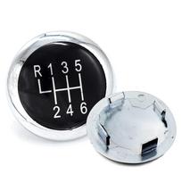 6 greičio perjungimo svirties galvutės dangtelio pavarų rankenėlės lazdelės emblemos apdailos dangtelio dangtelis, skirtas VW Passat B6 2005-2011 B7 2010-2014 CC 2009-2012 m.