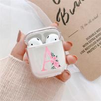 Skaidrus 26 abėcėlės raidžių AirPods dėklas, skirtas Apple Airpods 3 Pro belaidėms ausinėms, apsauginis dėklas, įkrovimo dėžutės apvalkalas Airpods 1 2
