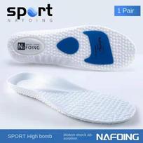 Sports Insole for Men's Summer Shock Absorption, Breathability, and Long-lasting Standing Without Fatigue. Soft Sole Basketball Cushion Insole 35-36 balta