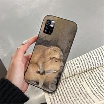Kapibaros telefono dėklas Xiaomi Redmi note 13 12 Pro 11S 11 10 Pro 10S 12S Redmi 10 9C 13C Redmi Note 12 Pro 4G