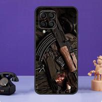AK47 Pistoletas Ginklas Kulkos Dėklas Samsung Galaxy M12 M32 M52 M55 M13 M33 M53 M14 M34 M54 M20 M30s M31s M51 M31 M21 Samsung M30s
