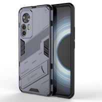 Dėklas Xiaomi 12T Pro su magnetiniu automobiliniu laikikliu, Dėklas telefonui Xiaomi Mi12T Mi 12T 12 T Pro Xiaomi12T, Atsparus smūgiams šarvuotas galinis dangtelis For Mi 12T matinė juoda spalva