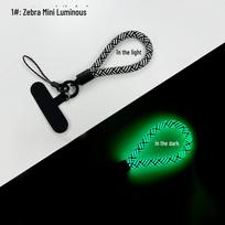 Švytintis mini telefono dirželis su daugiafunkcine fotoaparato apsaugos virvele ir raktų pakabuko segtuku