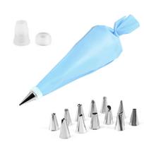 14/26/29 Pcs Set Cream Nozzles Kitchen Bakery Cake Icing Piping Cream Cake Decorating Tools Accessories Reusable Pastry Bags