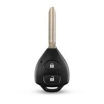 2/3/4 mygtukų nuotolinis automobilio raktų dėklas, FOB, skirtas Toyota Camry RAV4 Yaris Prado Tarago Corolla REIZ Crown Avalon Venza 2 Buttons