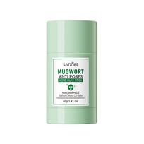Mugwort Mud Mask Stick Deep Cleansing, Anti-acne, Gentle Repair Cleansing Mud Mask 40g