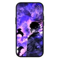 skirta Samsung Galaxy S24 S23 iPhone 16 15 14 Xiaomi Redmi Note 13 12 11 10 9 Pro Max X XR dėklas Animacinis Sung Jinwoo Solo Leveling Arise OPPO Huawei dangtelis for iPhone 12 Pro aero