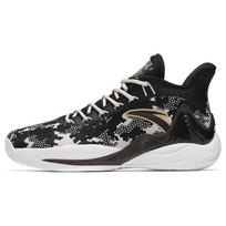 Anta Jianshan 2 Fabric Synthetic Leather TPU Shock Absorption Anti-Slip Wear-Resistant Support Mid-Top Basketball Shoes 112241601-2 44.5