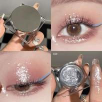 Glitter Punk Smoky Black Eyeshadow gelio makiažo paletė Ilgalaikiai perlamutriniai blizgučiai išryškinantys labai pigmentuoti akių šešėliai 02