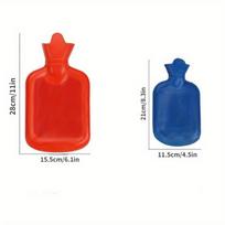500/1000/1750/2000ML Thick Hot Water Bottles Winter Warm for Women Pain Relief Bed Hand Feet Hot Water Bag Style Color Random 500ml-random color