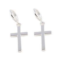 Vyrai Moterys Punk Cross Pakabukas Kremzlės Drop Dangle Auskarai Auskarai Papuošalai ARI sidabras