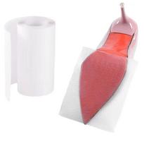Atsparus vandeniui ir dėvėjimui neslystantis lipdukas: nupjaukite ir sutirštinkite, kad sumažintumėte triukšmą ir nusidėvėjimą ant aukštakulnių, apsaugokite vonios laiptelius. 10cm*10cm balta