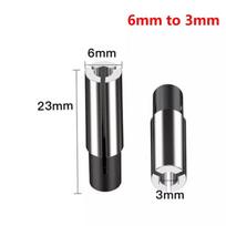 Sidabrinis Juodas Griebtuvo Adapteris Šankas Reduktorius CNC Špindelis Maršrutizatorius Ir Tikras 12.7mm to 8mm