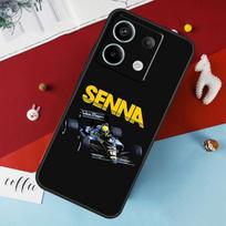 Ayrton Senna F1 Case for Xiaomi Redmi Note 13 12 10 8 9 11 Pro 12S 10S 11S Redmi 13C 10A 10C 9C 12C Cover Redmi Note 12 5G black