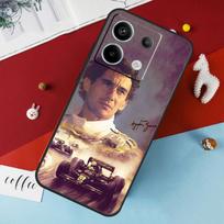 Ayrton Senna F1 lenktynių dėklas skirtas Xiaomi Redmi 12 13C 12C 10C 9C Redmi Note 13 9 10 11 12 Pro 9S 10S 11S 12S Dangtelis Redmi Note 12S