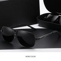 Fotochrominiai vyriški akiniai Vyriški poliarizuoti akiniai nuo saulės Vintažiniai vyriški akiniai nuo saulės vairavimui Uv400 Gafas De Sol juoda