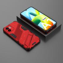 Smūgiams atsparus šarvuotas telefono dėklas Xiaomi Redmi A1 A2 Plus telefonams, skirtas Xiaomi POCO C50 4G Redmi A1 A2, apsaugantis nuo kritimo, galinis dangtelis For Redmi A1 raudona