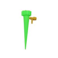 10Pcs Automatic Water Dropper PP Irrigation Waterer with Adjustable Valve for Household Plants žalia