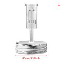86 mm/70 mm plataus kaklelio Mason stiklainio fermentacijos dangtelis, maistui panardinti, rinkinys Large