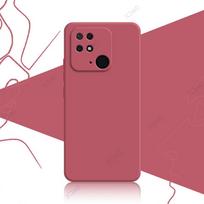 Mobiliojo telefono dėklai skirti Xiaomi POCO C40 POCOC40 360 Minkštas prabangus kvadratinis skysto silikono galinis dangtelis Vandeniui atsparūs maišeliai Coque POCO C40 šviesiai mėlyna spalva