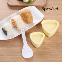 3 vnt / rinkinys „Pasidaryk pats“ sušių formelės „Onigiri“ ryžių rutuliukų maisto preso trikampio formos sušių gaminimo formelės one size