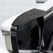 2 vnt. Automobilio galinio vaizdo veidrodėlio apsauga nuo lietaus, lietaus antakis, lietaus uždangalas, universalus anglies pluošto galinio vaizdo šoninio veidrodėlio lietaus antakio skydelis