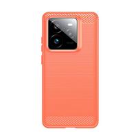 For Realme GT 7 Pro Case Cover OPPO Realme GT 7 Pro Capas Phone Back Carbon Fiber Shockproof TPU Silicone Fundas Realme GT 7 Pro For Realme GT 7 Pro raudona