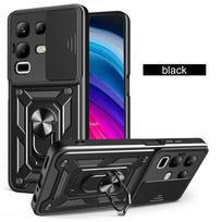 Armor Case For Infinix Note 50 Pro 4G Note 50 Pro+ 50x 5G Cover Lens Protection With Ring Magnetic Holder Coque Fundas Capa Infinix Note 50 Pro+ juoda